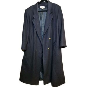 Preston & York Wool Coat 24X Plus Vintage Classic Long Jacket GUC 🧥
